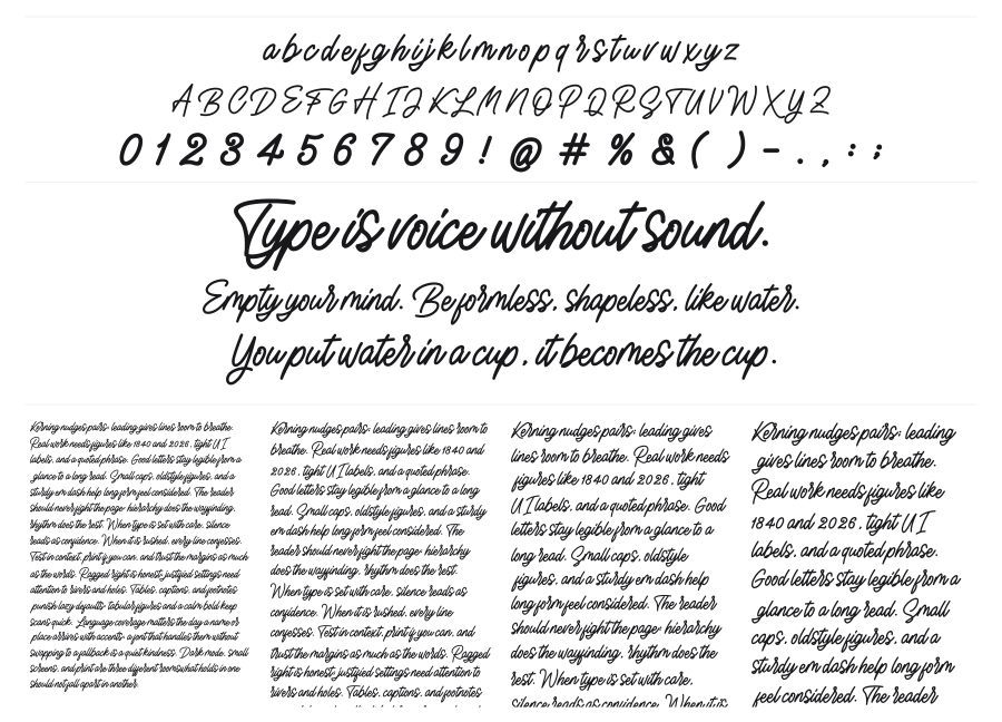 Watasyina specimen sheet