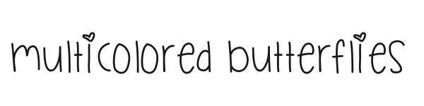 Multicolored Butterflies preview