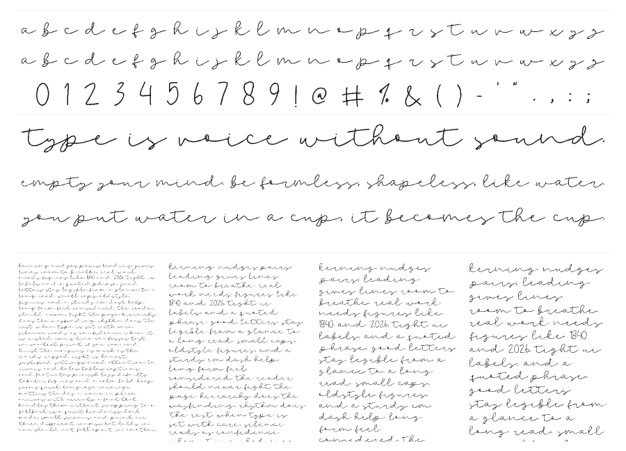 Curious specimen sheet