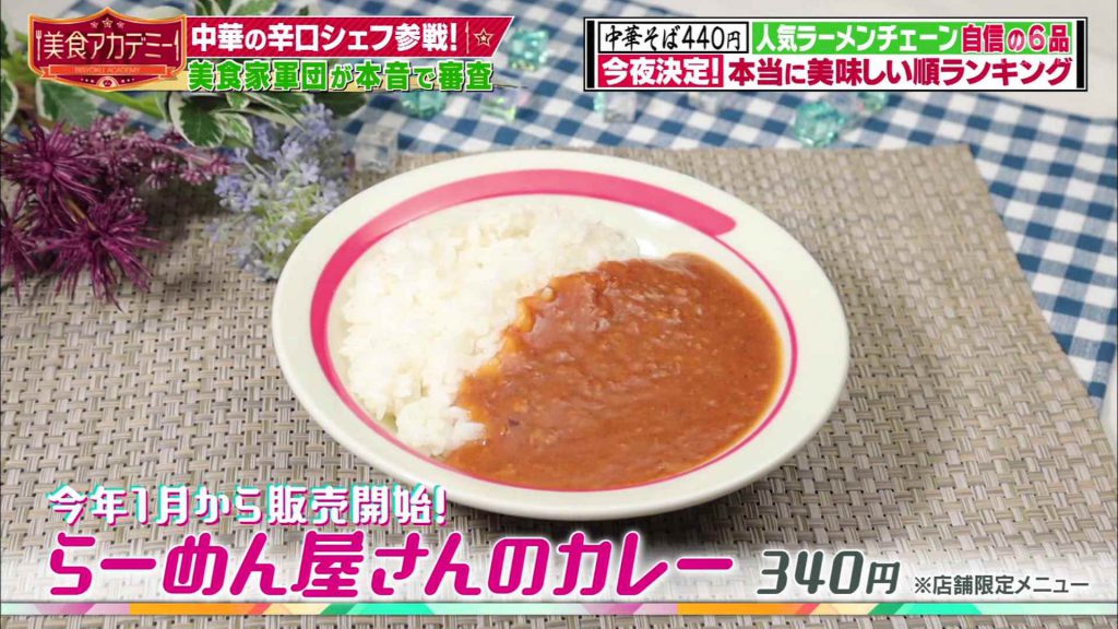 2020年3月2日放送 お願い ランキング 美食アカデミー 幸楽苑編の結果は 酒tv