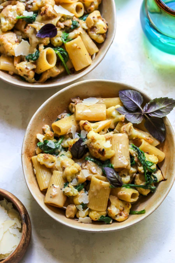 recipe for Thai Cauliflower and Kale Pasta