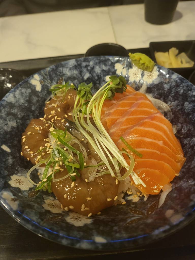 Meal photo: Salmon Sashimi Donburi