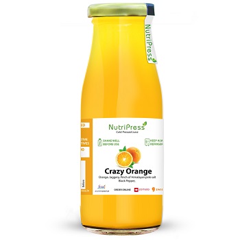 Nutripress Cold Pressed Juice Crazy Orange 250 Ml