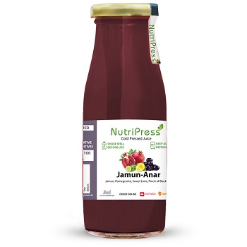 Nutripress Cold Pressed Juice Anar- Jamun 250 Ml