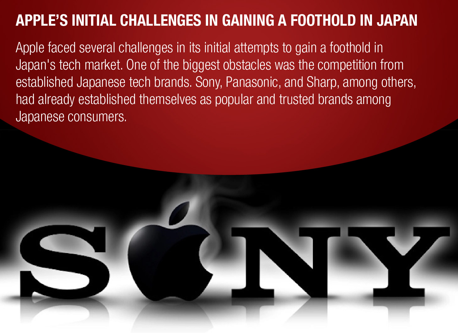 Apple Dominate Japan