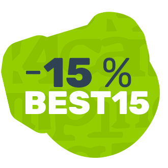 Wybierz z kodem BEST15