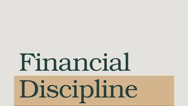 Financial Discipline Brings Joy