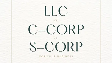 LLC vs. C-Corp vs. S-Corp for Your Business