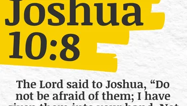 God: The Promise Keeper (Joshua 10:8)