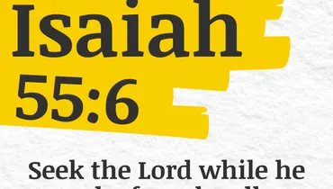 God is Near You Today (Isaiah 55:6)