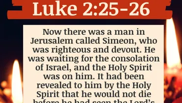 Experiencing the Present of the Holy Spirit (Luke 2:25-26) 
