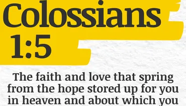 The Hope That Helps Us Love Our People (Colossians 1:5)