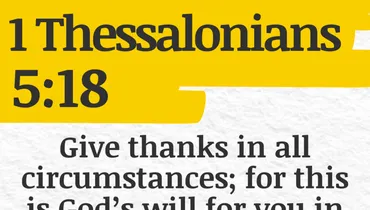Thankful When It's Tough (1 Thessalonians 5:18)