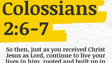 Why We Can Trust for a Better Tomorrow (Colossians 2:6-7)