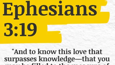 Living Filled With the Fullness of God (Ephesians 3:19)