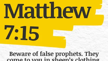 Recognizing a False Prophet Today (Matthew 7:15)