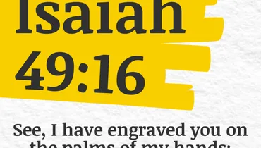 A Vivid Image for Those Who Struggle to Receive God's Love (Isaiah 49:16)