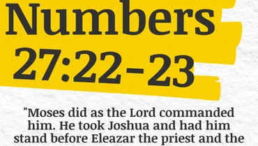 Releasing Well (Numbers 27:22-23)