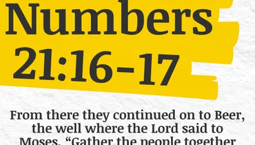 When You Need Faith to Spring Up (Numbers 21:16-17)