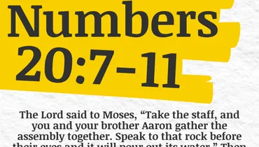 The Danger of Self-Sufficiency (Numbers 20:7-11)