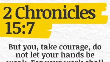 Courage to Do Right (2 Chronicles 15:7)