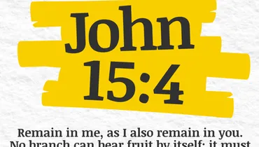 Remaining in Christ (John 15:4)