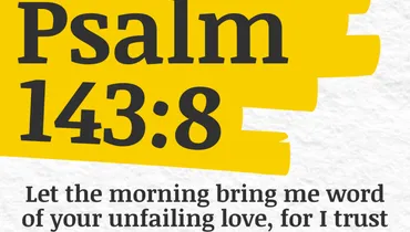 God Holds and Leads the Fearful and Hurting (Psalm 143:8)