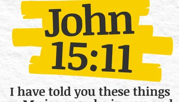 Viewing Scripture through God's Love (John 15:11)