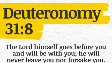 Why We Need Not Fear (Deuteronomy 31:8)