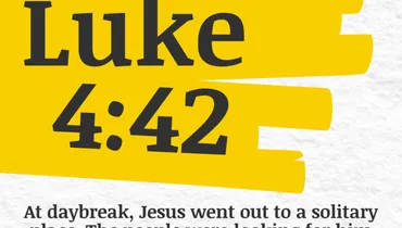 Rebuffing the Busyness (Luke 4:42)