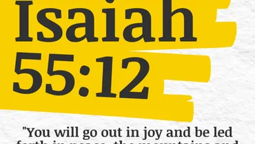 In Hard Seasons Holding Tight to God's Promise of Joy - (Isaiah 55:12)