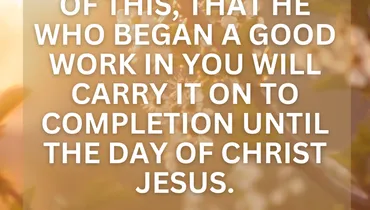 Becoming Patient with God’s Process (Philippians 1:6)