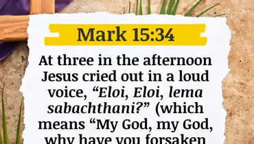 Lent - The Cry of Victory (Mark 15:34)