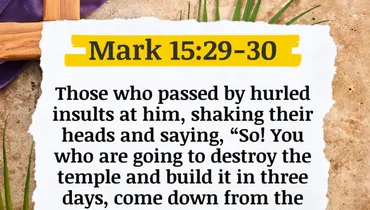 Lent - What Came Out of Your Mouth (Mark 15:29-30)