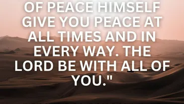 How to Be at Peace (2 Thessalonians 3:16)