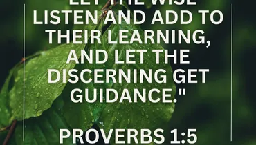 The Benefit of Listening to Your Life (Proverbs 1:5)