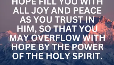 Getting Out of Your Head (Romans 15:13)