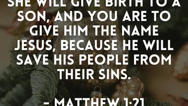 The Best Christmas Gift Ever (Matthew 1:21)