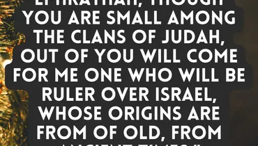 Small to Great (Micah 5:2)