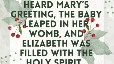 Bringing Jesus to Others (Luke 1:41)