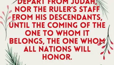 The Scepter of Judah (Genesis 49:10)