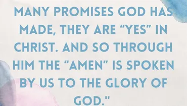 When We Give God Our Yes (2 Corinthians 1:20)