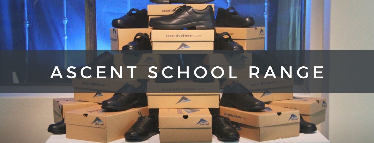 Black Leather School Shoes