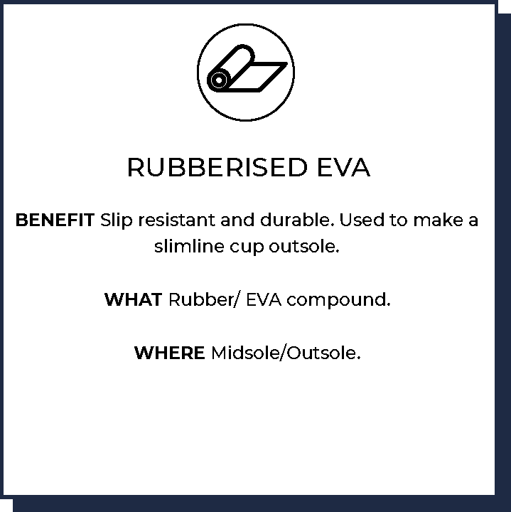 Rubberised EVA