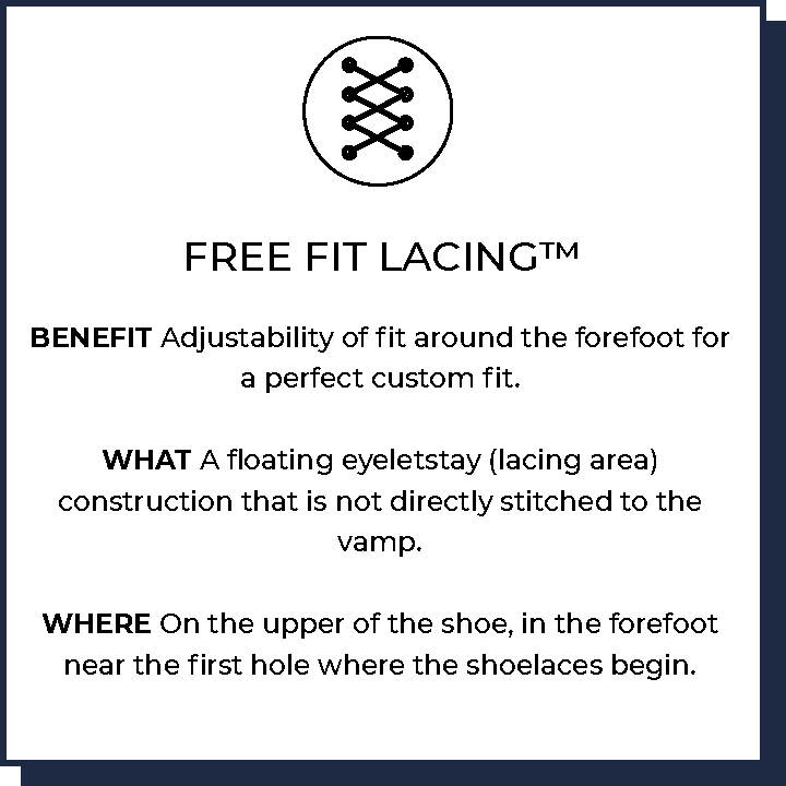 Free Fit Lacing™