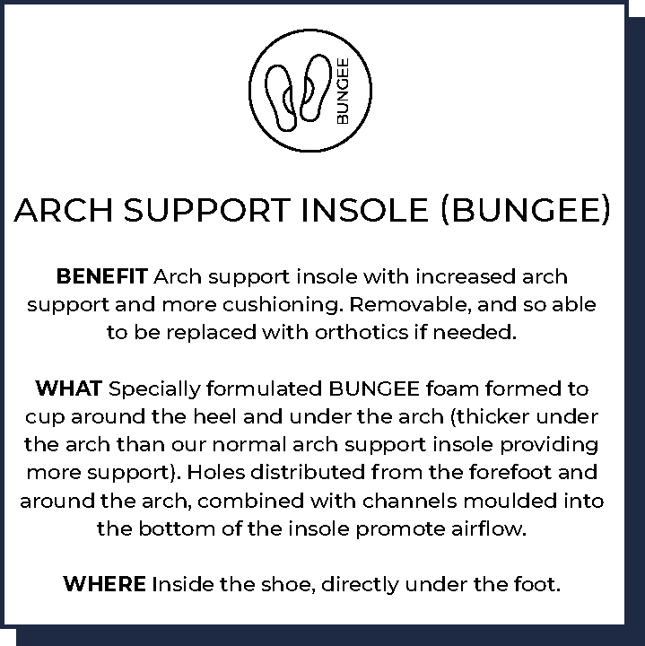 Arch Support Insole (BUNGEE)