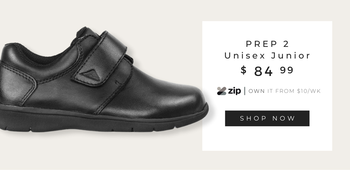 prep 2 school shoe