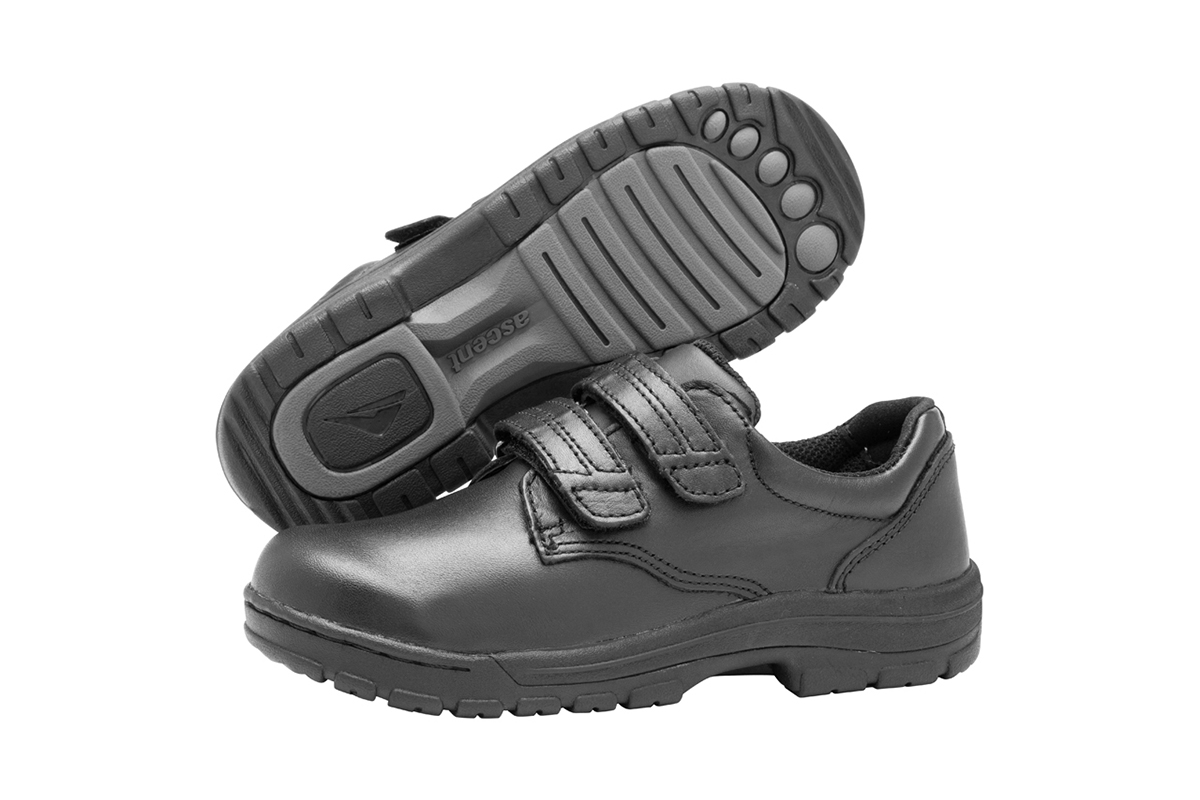 academy black work shoes