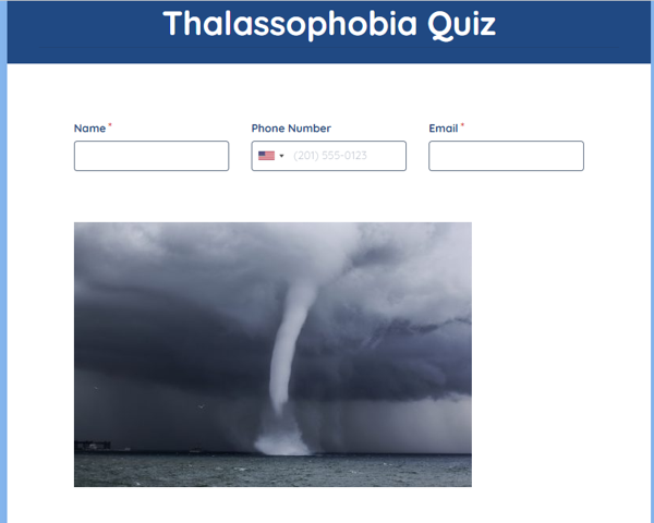 Thalassophobia Quiz template