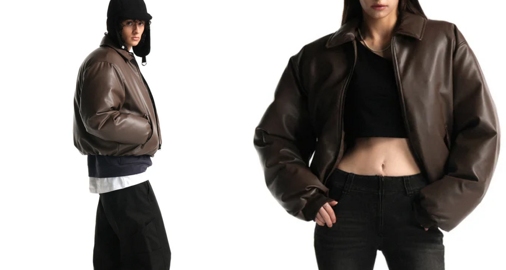 スタイリッシュさをプラス！レザーダウン特集